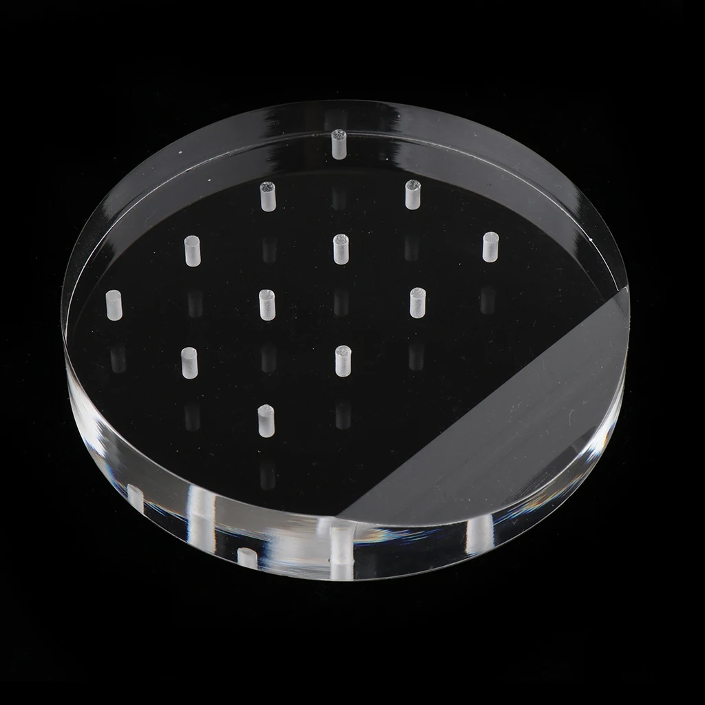 Акриловое сверло для ногтей держатель дисплея прозрачная подставка Органайзер