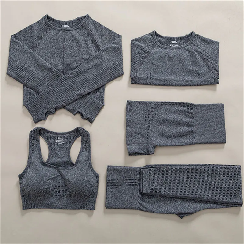 2/3/5 шт. женский спортивный костюм для занятий йогой