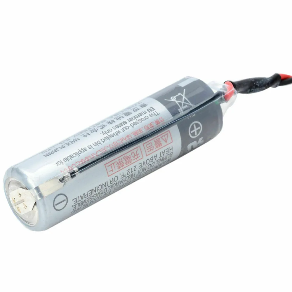 5 упаковок Литиевая батарея Toshiba ER6V/3 6 V 2400mAh PLC + штепсельная Вилка для оборудования