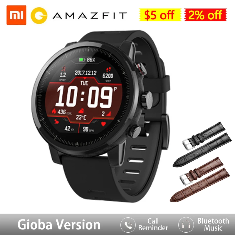 Amazfit Stratos Smartwatch глобальная версия приложения Ver 2 с GPS PPG монитор сердечного ритма
