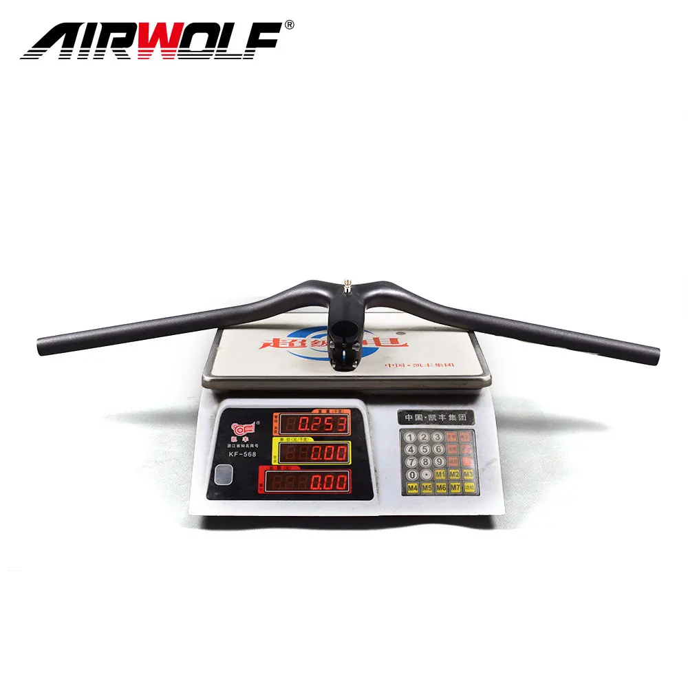 УГЛЕРОДНЫЙ руль для велосипеда 3K Плетеный углеродный Горный Руль