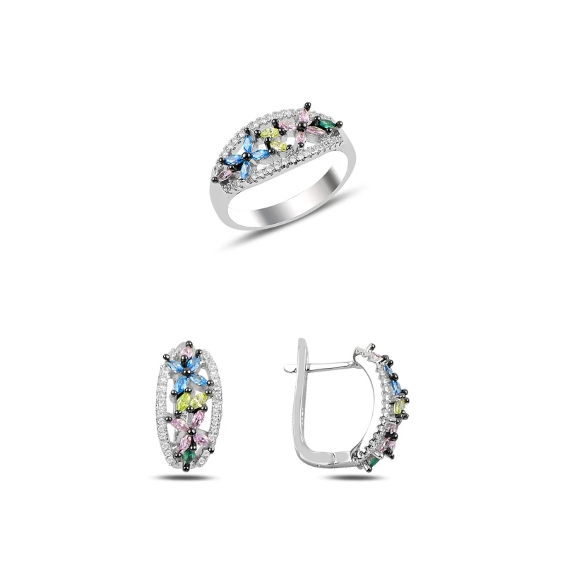 

Silverlina Silver Zircon Stone Set