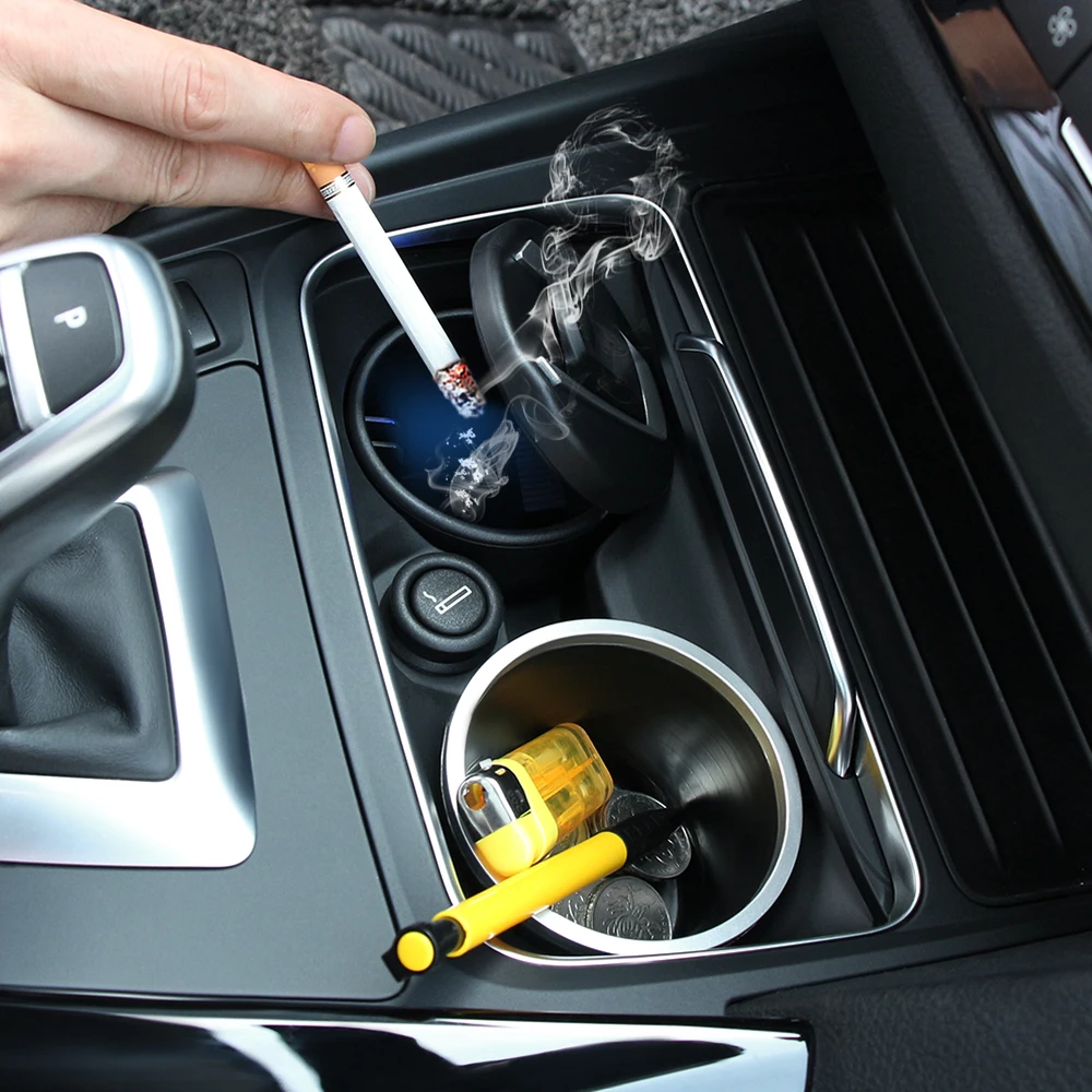 Горячая Распродажа 2018 Автомобильный светодиодный держатель пепельницы
