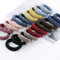 10pcslot new high elastic basic hair bands simple headwear solid color hair rope rubber bands girl women hair accessories