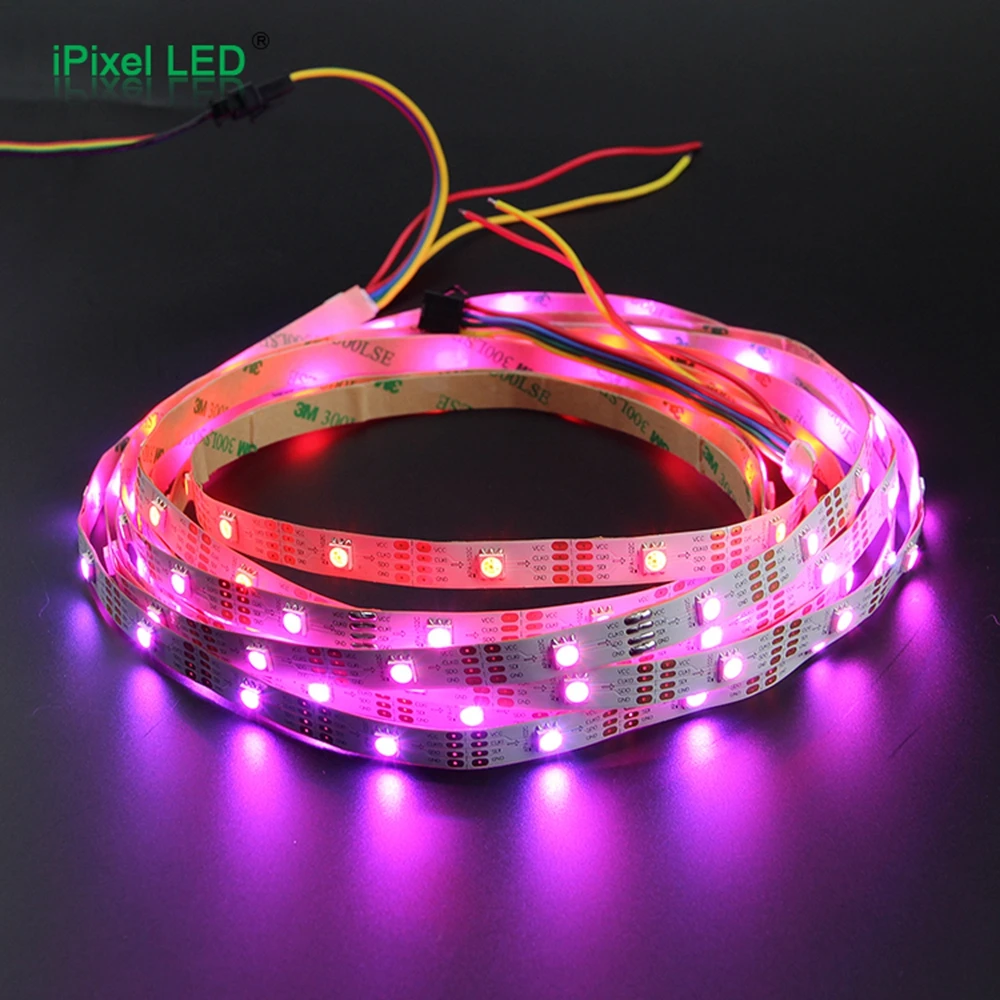 Адресная Гибкая светодиодная Пиксельная лента APA102 с 30 пикселями