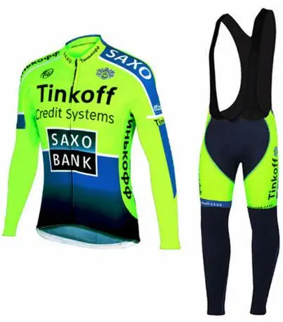 Tinkoff Pro Джерси с длинным рукавом для велосипедной команды, одежда для гоночного велосипеда, одежда для горного велосипеда, одежда для велоспорта