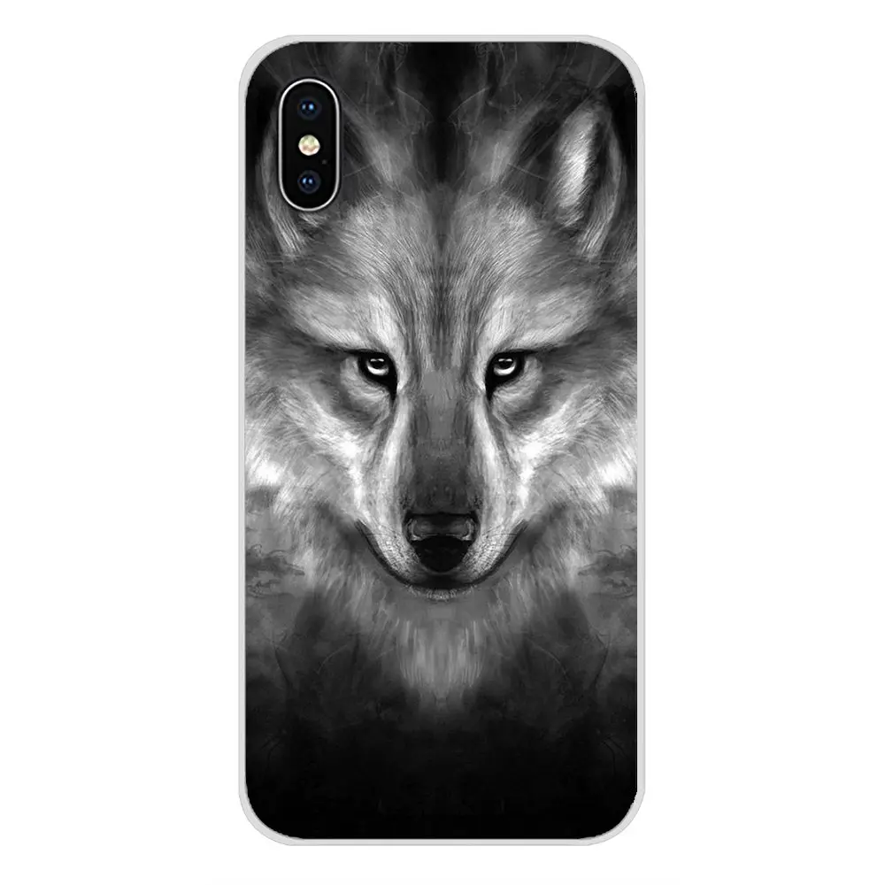 Чехлы для сотовых телефонов Sony Xperia Z Z1 Z2 Z3 Z5 compact M2 M4 M5 E3 T3 XA Huawei Mate 7 8 Y3II The Wolf howl in the