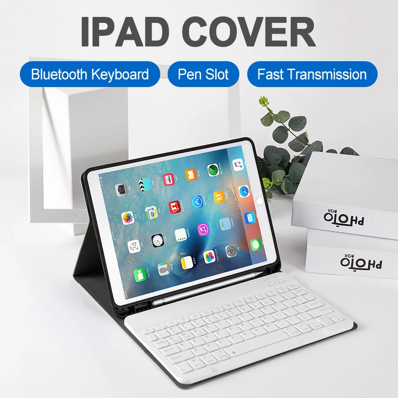 Чехол для ipad 9 7 с английской клавиатурой планшетофон 2017 2018 air 2 1 чехол-карандаш и