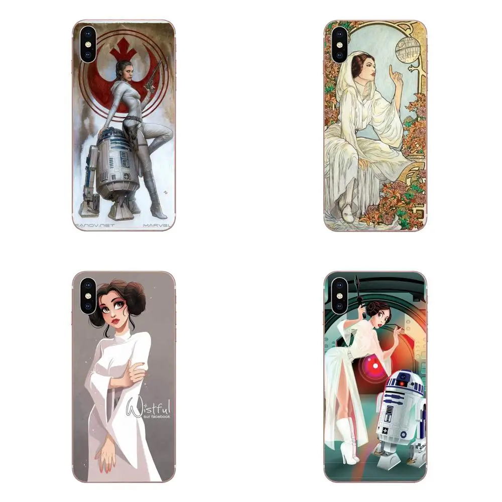Звездные войны принцесса Лея довольно Гибкая для Xiao mi 3 4 4C 4i 5 5s 5X6 6X8 SE Pro Lite A1 Max x 2 Note