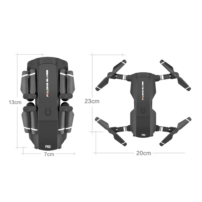 

F62 Newest Mini Drone With 4K HD Camera RC Drone Wifi Optical Flow Gesture Control Follow Foldable Quadcopter Toy