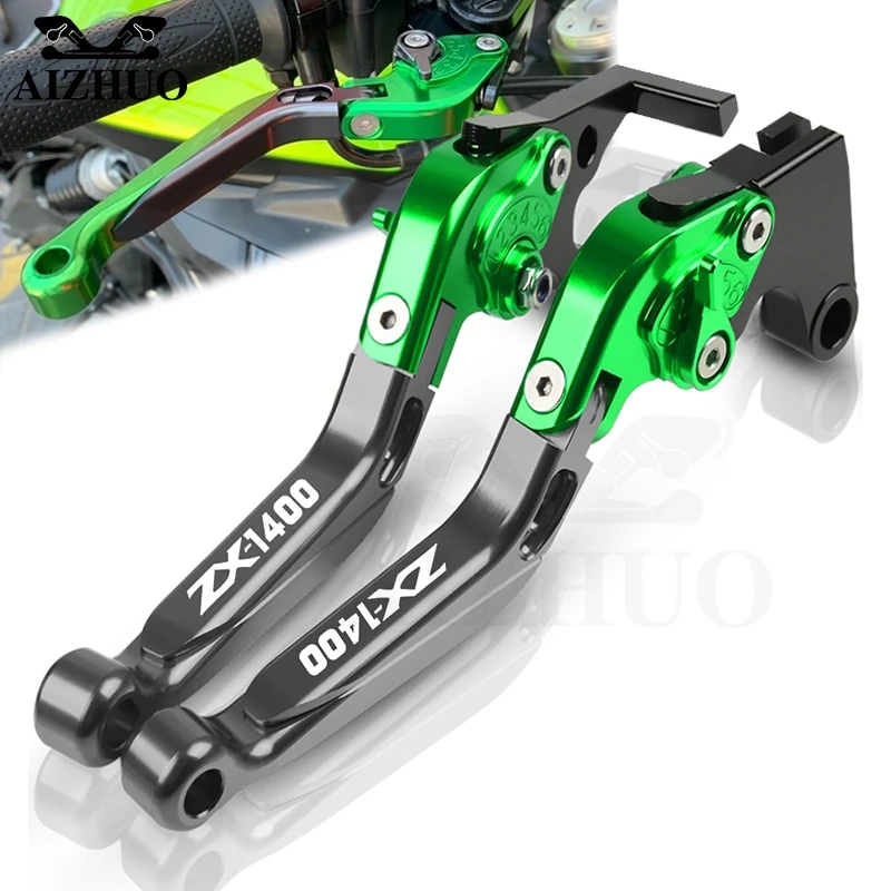 

Motorcycle CNC Adjustable Clutch Brake Levers FOR KAWASAKI ZX1400 ZX 1400 14R ZX14R 2006-2016 2015 2014 Handbrake Accessories