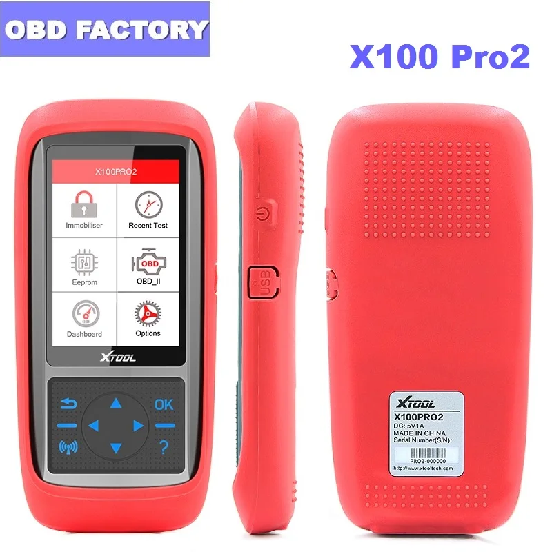 Оригинальный автоматический ключ X100 Pro2 ECU Программатор OBD2 одометр коррекция