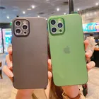 Чехол-накладка для iPhone 12, 11 Pro Max, X, XR, XS Max, 7, 8 Plus, SE 2020, сверхтонкий, матовый