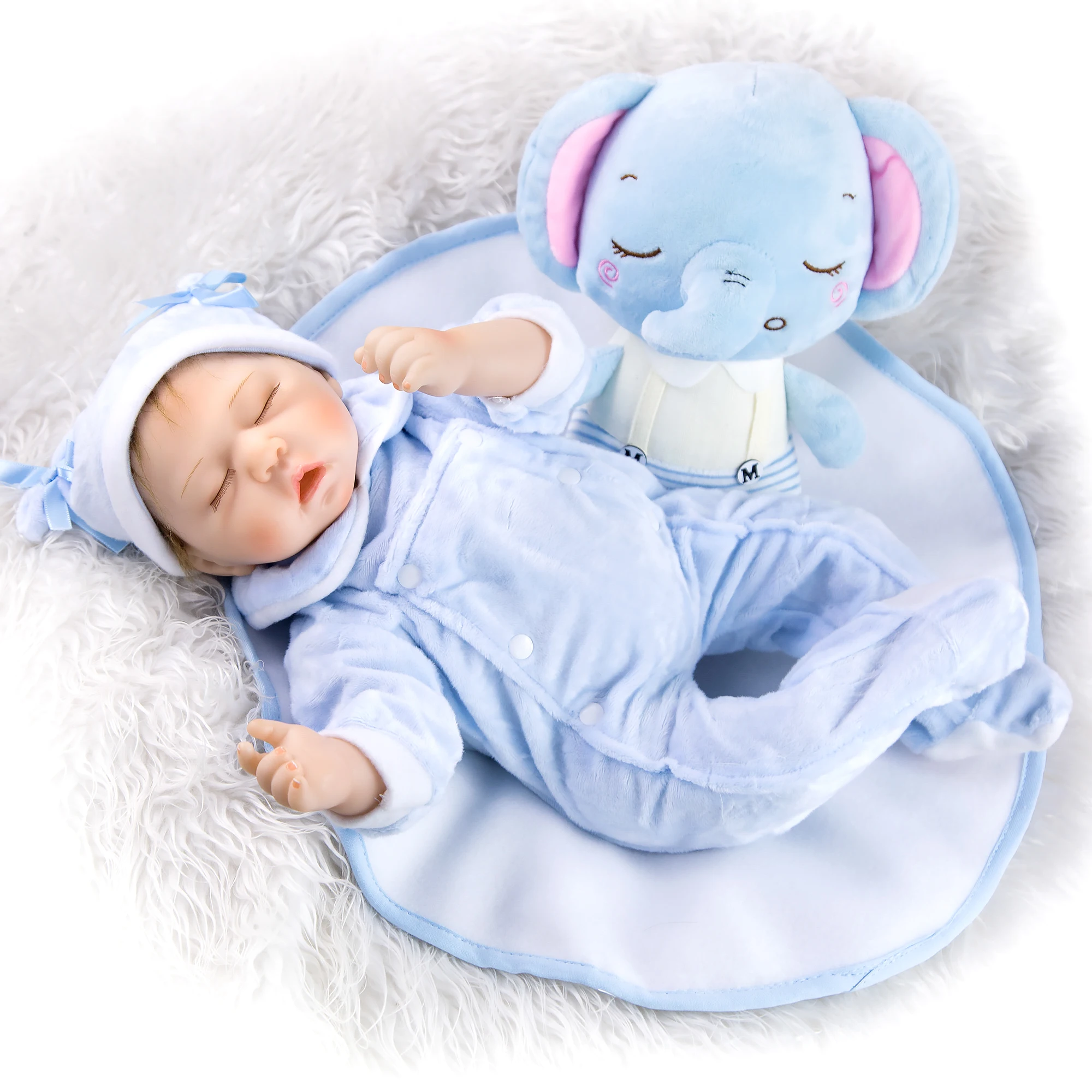 Кукла KEIUMI Reborn Baby для мальчиков тканевая игрушка с закрытыми глазами кукла Bebe Boneca