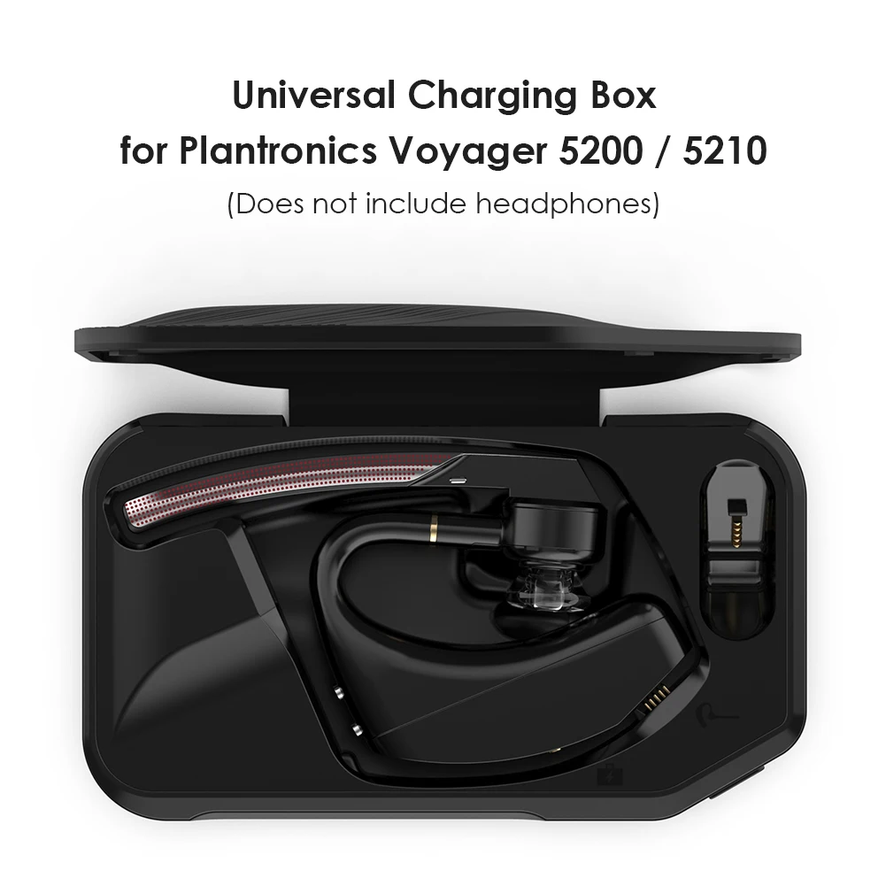 Headphone Charging Case Lightweight Earphone Part Headset Charger Box Easily Carrying for Plantronics Voyager 5200 5210 | Электроника