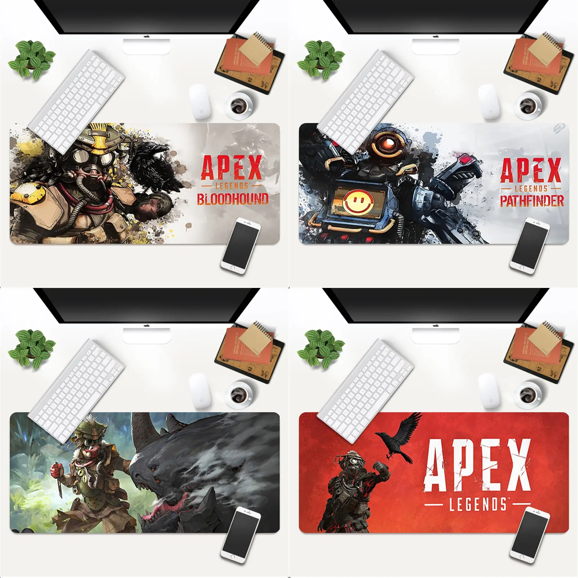 

Игровой коврик для мыши My Favorite Apex Legends, с противоскользящим покрытием, из прочной резины, Размер 700x300 мм, для overwatch/cs go