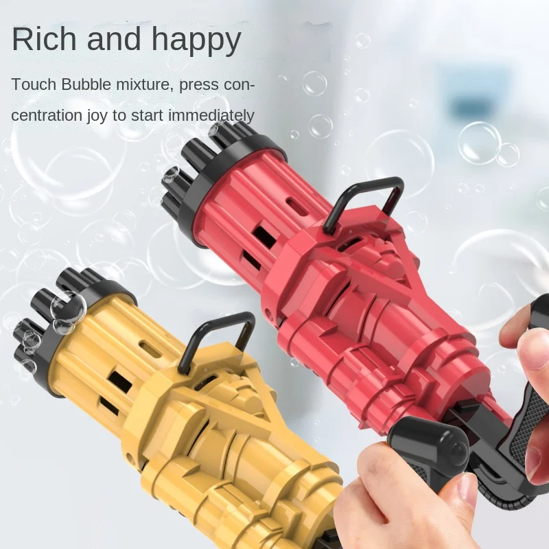 

Gatling Bubblemakertoys с водой, летние автоматические игрушки для детей, 10 игрушек