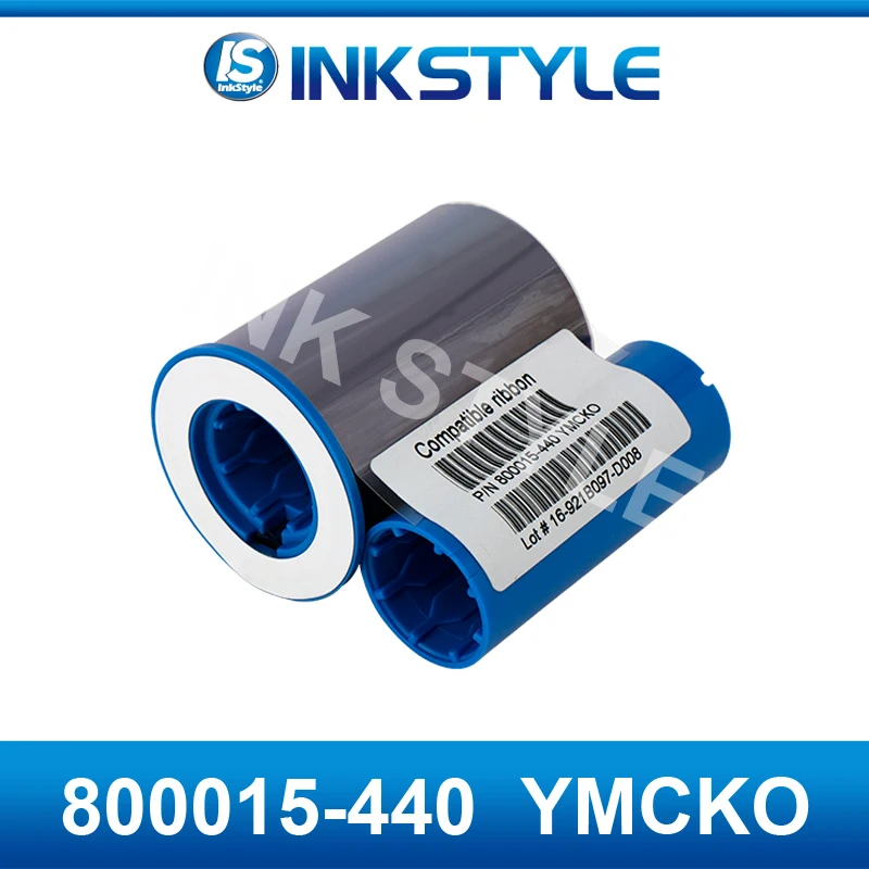 Совместимый Зебра 800015-440 YMCKO цветная лента 200 изображения для Zebra P330i P430i карта принтера