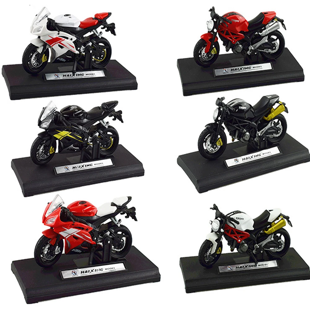 1:18 Home Children Plastic Car Decor Off-road Vehicle Collection Office Model Toy Diecast Motorcycle Simulation Portable