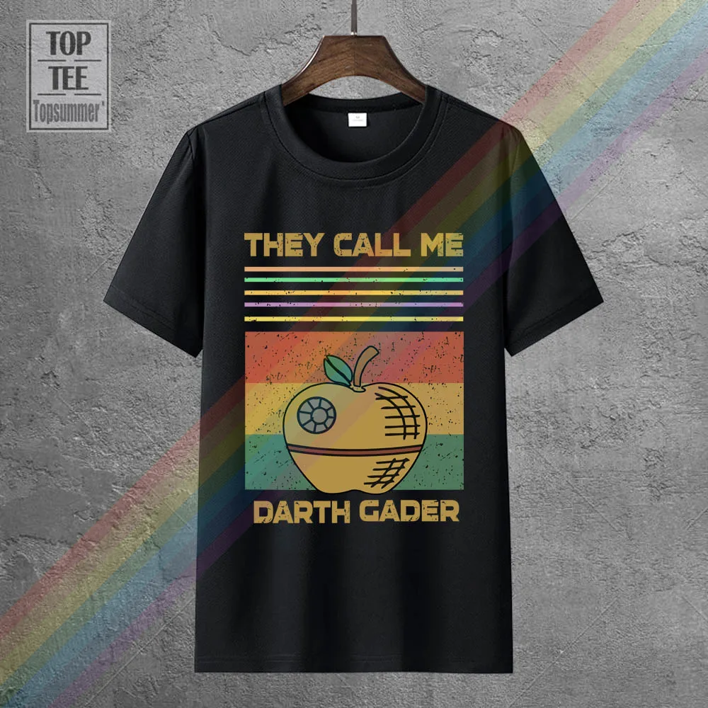 

Vintage Teacher They Call Me Darth Grader Men T Shirt Black Cotton S 4Xl