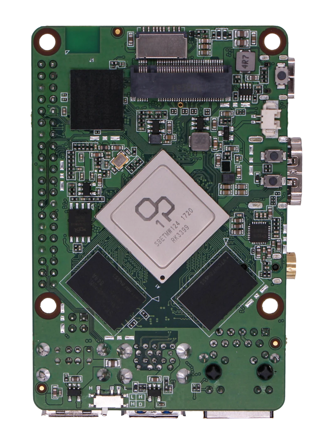 ROCK PI 4 Plus Модель B Rockchip RK3399 SBC/одноплатный компьютер (обновленная версия Rock Pi 4B) pi 4B +