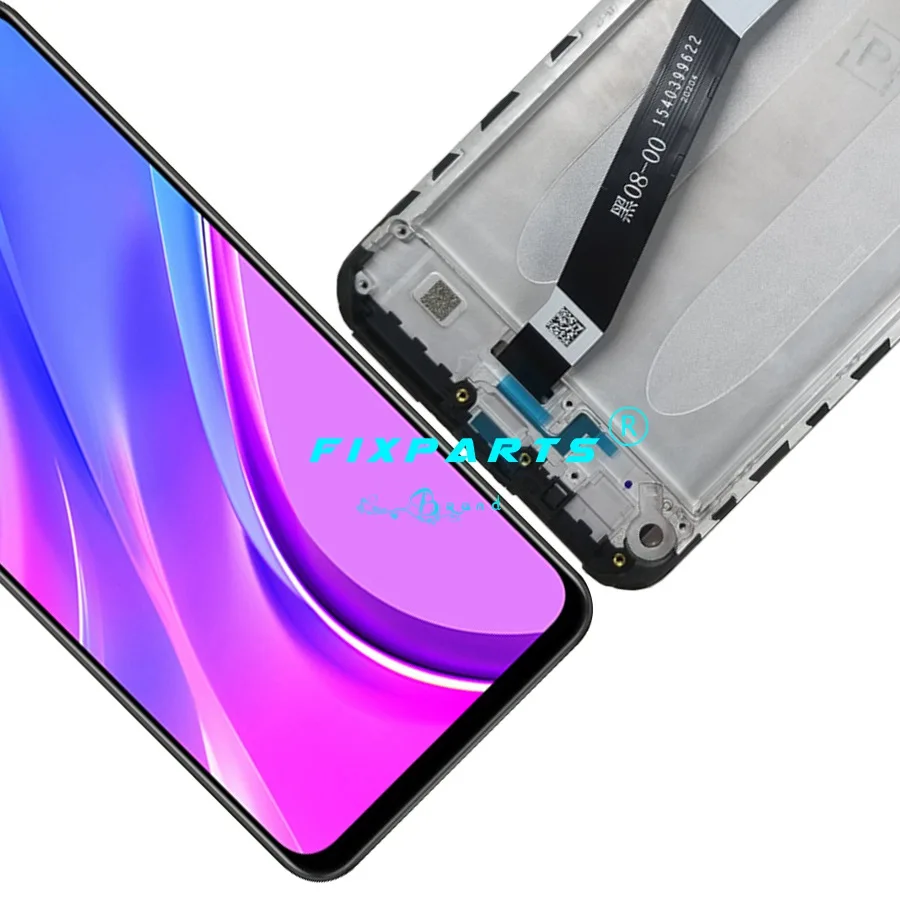 ЖК-экран для Xiaomi Redmi 9 ЖК-дисплей и сенсорный экран M2004J19AG черный 6 53 дюйма