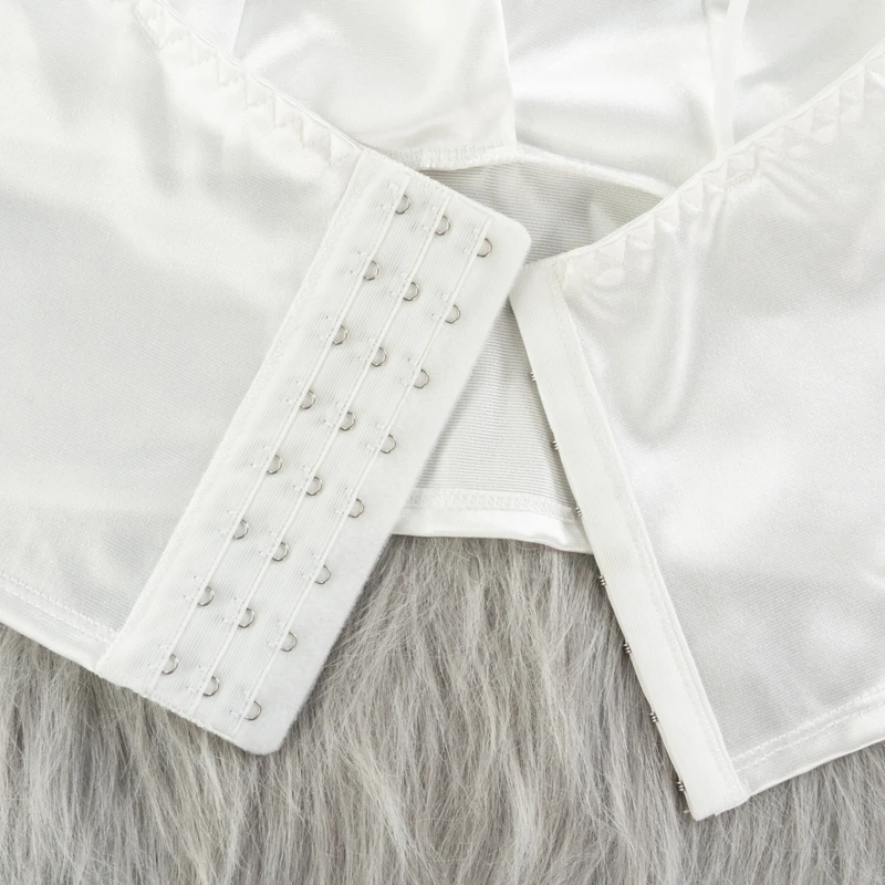 

Sexy Satin Camisole Comfortable Tops Women's Wireless Crochet Vest Braided Female Silky and Soft Simple Style Cropped Top