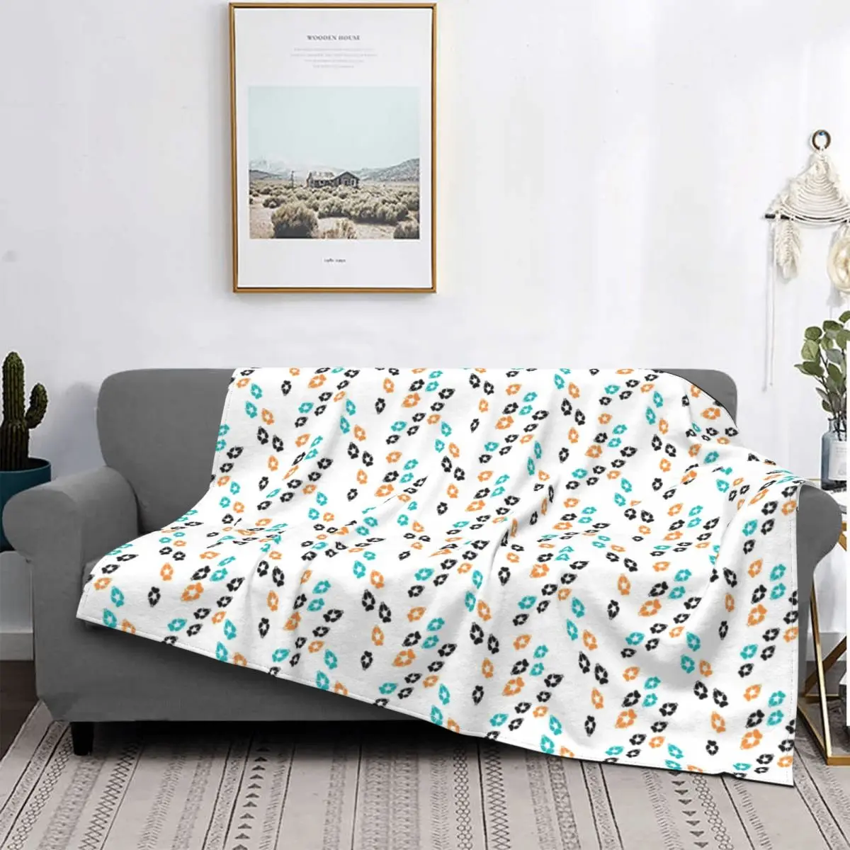 

Fox Paw-Prints Blanket Footprint Pet Plush Thick Soft Flannel Fleece Throw Blankets For Bedding Bed Velvet Travel Decor Outlet