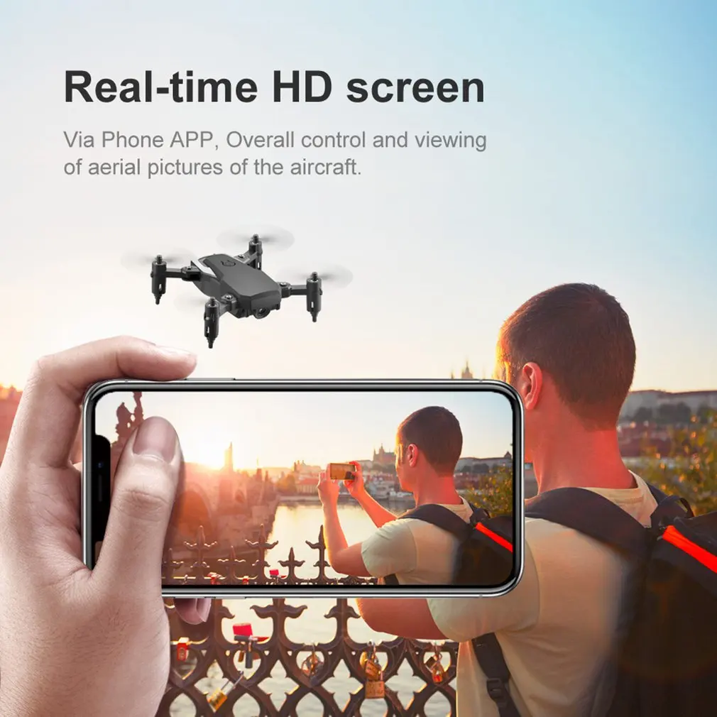 LF606 Wifi FPV складной Радиоуправляемый Дрон с 4K HD камерой удержание высоты 3D