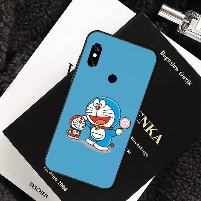 

Cute Cartoon Doraemon Robot cat Phone Case For xiaomi Redmi 5 5A plus 7A 8 note 2 3 4 5 5A 6 7 GO K20 A2