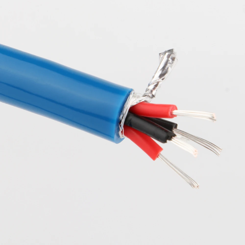 Высокочистый медный с посеребренным RCA межсоединительным кабелем