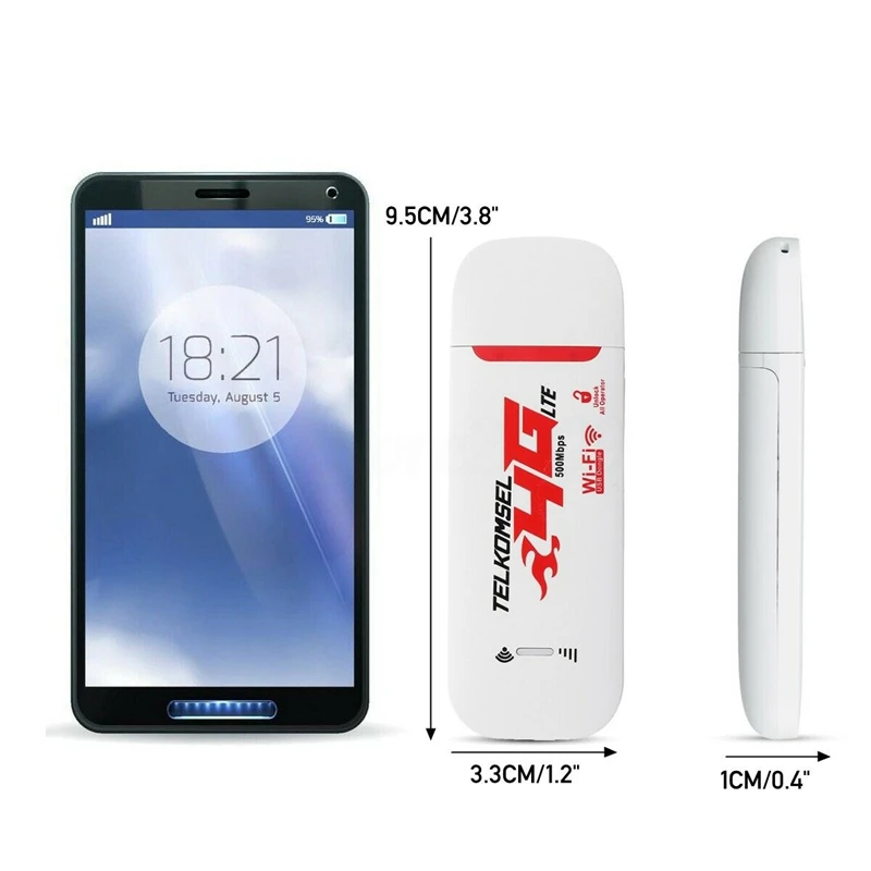 

Portable 4G/3G LTE Car WIFI Router Hotspot 150Mbps Wireless USB Dongle Mobile Broadband Modem SIM Card Unlocked
