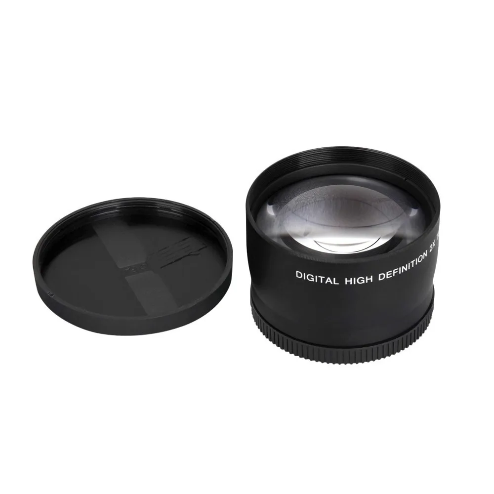 Новое поступление 58 мм 2x HD телеобъектив с зумом для Canon Nikon sony Pentax 58 мм DSLR камеры