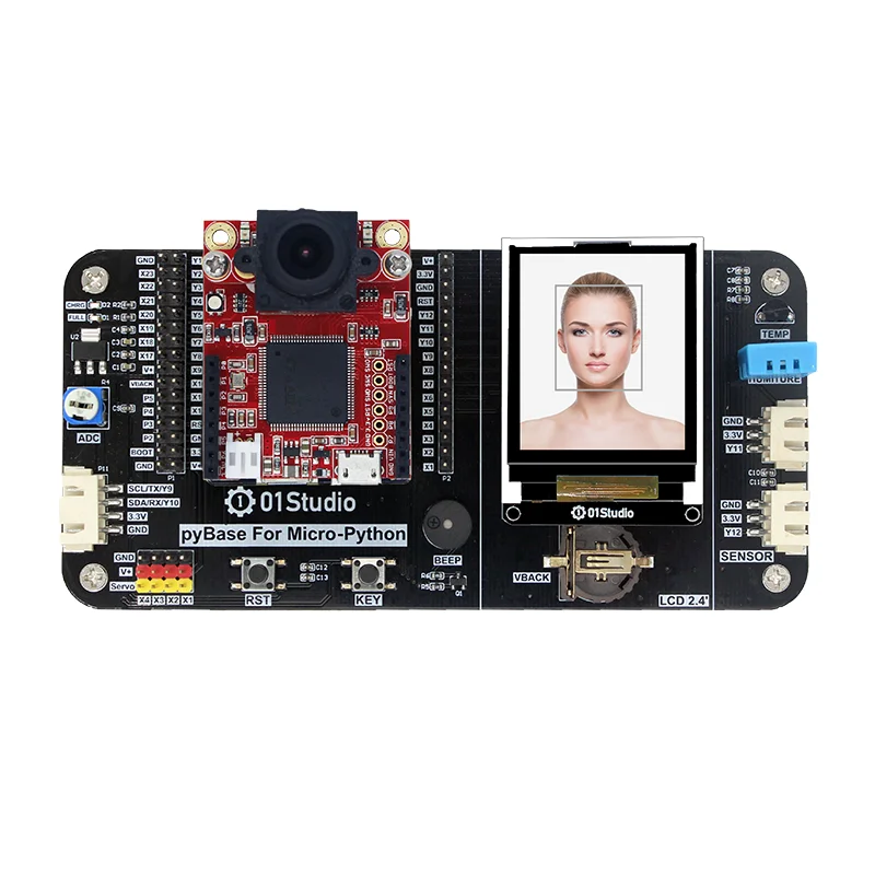 AiSpark 01Studio pyAI- MV4 STM32 Development Board Camera Module Compatible OpenMV Cam H7 OpenMV4 AI Artificial Intelligence