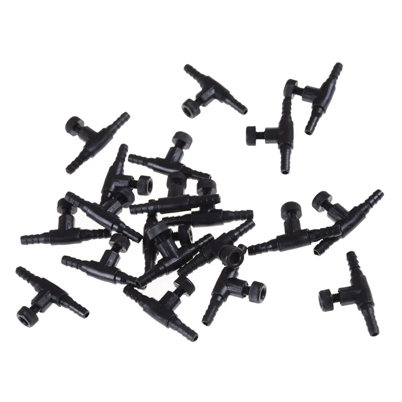 

20Pcs 4mm Aquarium Fish Tank Adjust Air Line Tubing Volume Flow Control Valves