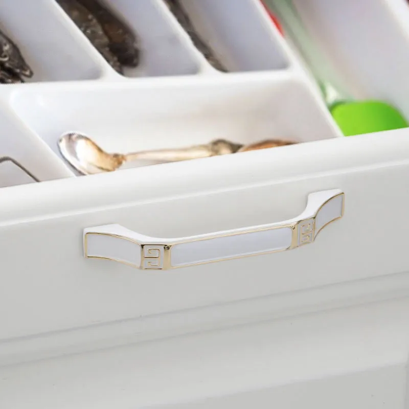 KK & FING современные ручки для шкафа из цинкового сплава кухонные дверные выдвижных