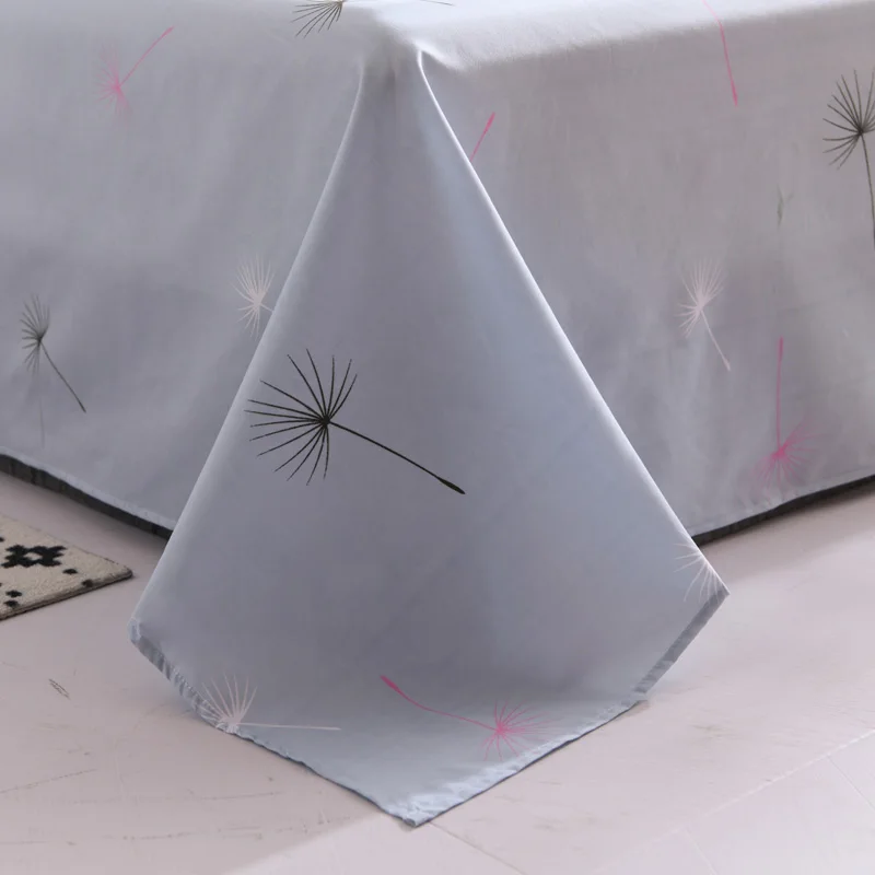 Модный комплект постельных принадлежностей с принтом одуванчика цвет РОЗОВЫЙ