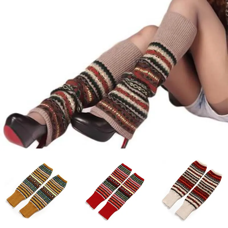 

Утолщенные удлиненные шерстяные носки, длинные носки до колена, женские носки, теплые носки, зимние леггинсы с ворсом