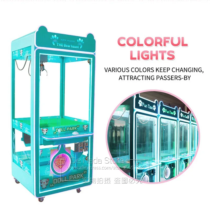 Торговые центры для детей и взрослых машина захвата плюшевых игрушек с