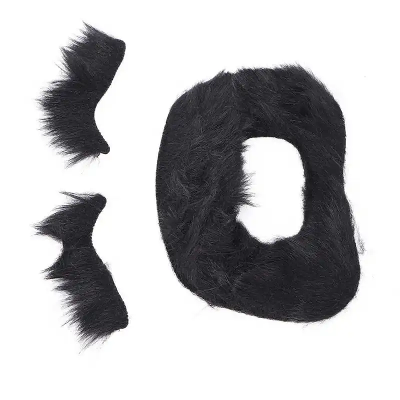 Мужской уход за бородой красивый костюм искусственная Борода Самоклеящиеся