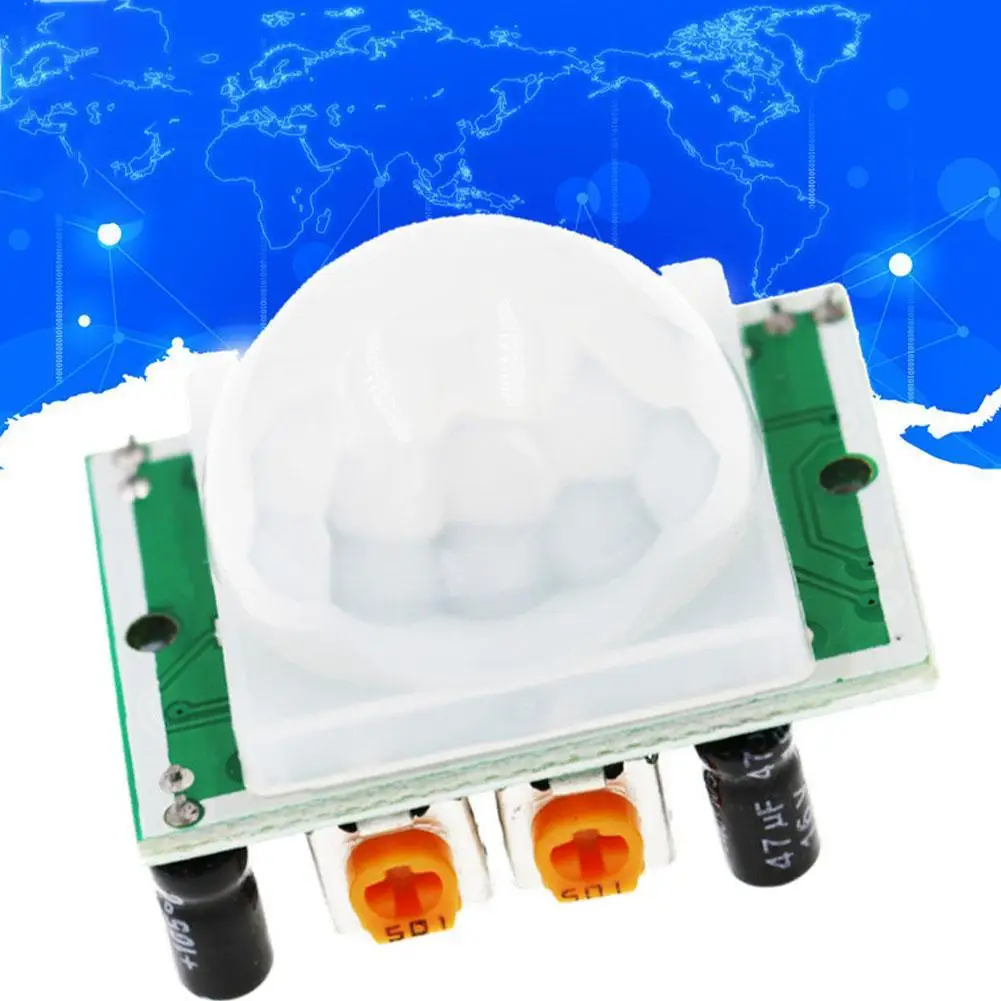 

HC-SR501 Human Sensor Module Infrared Adjust IR Pyroelectric PIR Module Infrared Motion Sensor For Detector Module Y7I4