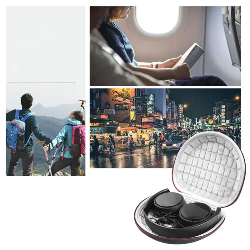 

Hard Handbag Carrying Case Storage Bag for MDRZX110NC/ZX300/ZX310/ZX110 Headset New