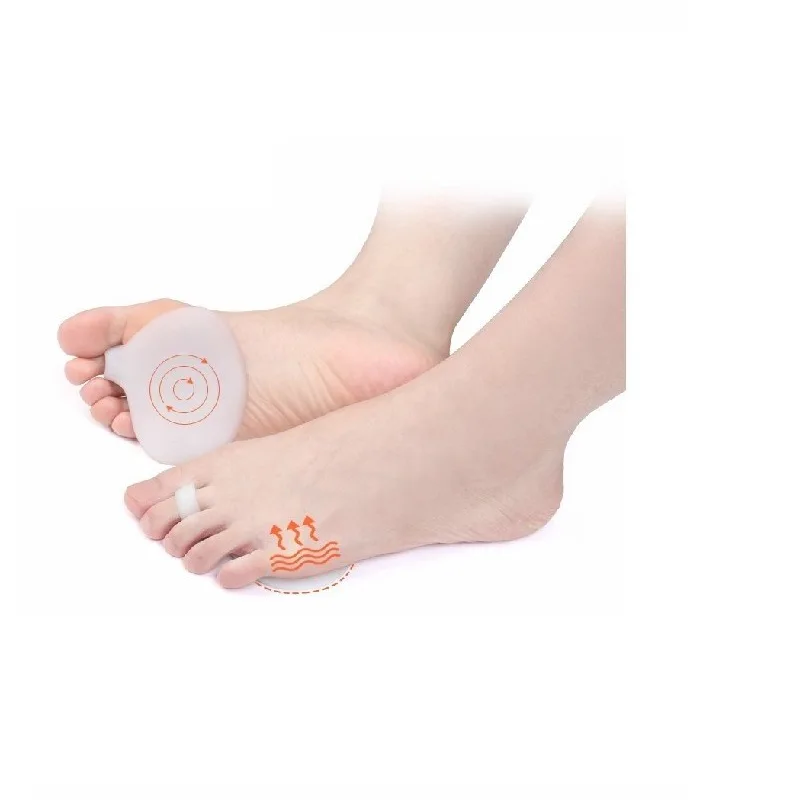 1 пара силиконовых стелек спереди для ног подушечки на высоком каблуке