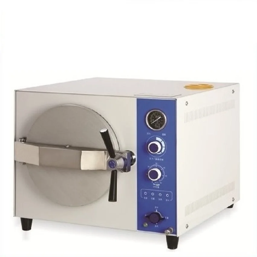 

HTS-20A Medical Hospital Lab Use Portable 20L 24L Table Top Autoclave Class B stainless steel Autoclave Steam Sterilizer