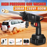 20000mah cordless high pressure washer spray water gun car wash pressure water nozzle cleaning machine for makita 18v battery