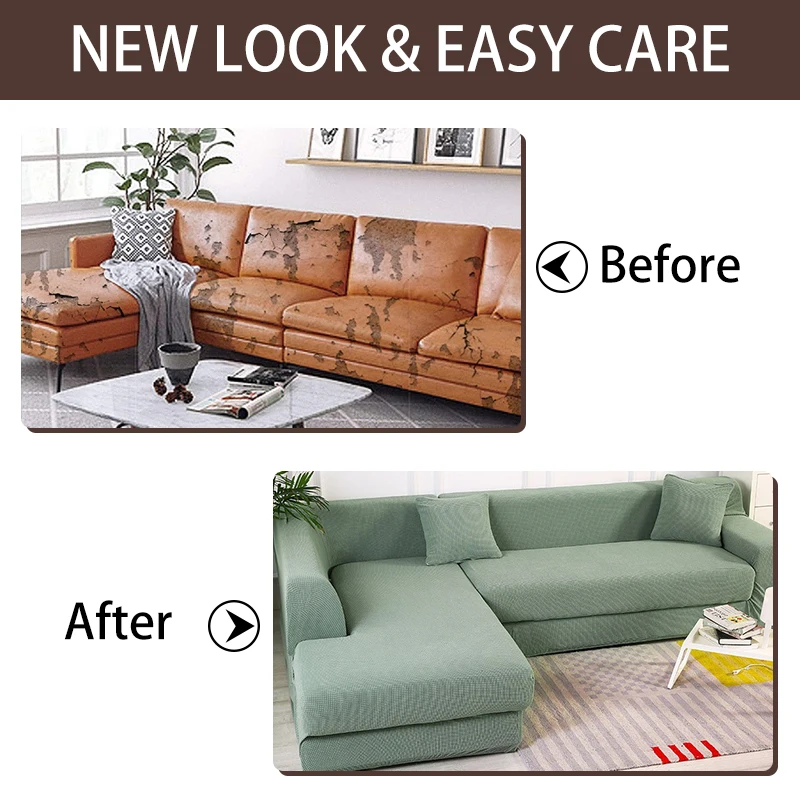 

Pure color jacquard 1-seater/2-seater/3-seater/4-seater velvet cover sofa cover
