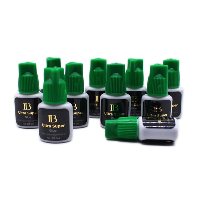 1 Bottle I-Beauty IB Ultra Super Glue 5ml Individual Fast Drying Eyelash Extensions Green Cap False Lash Makeup Tools Shop | Красота и
