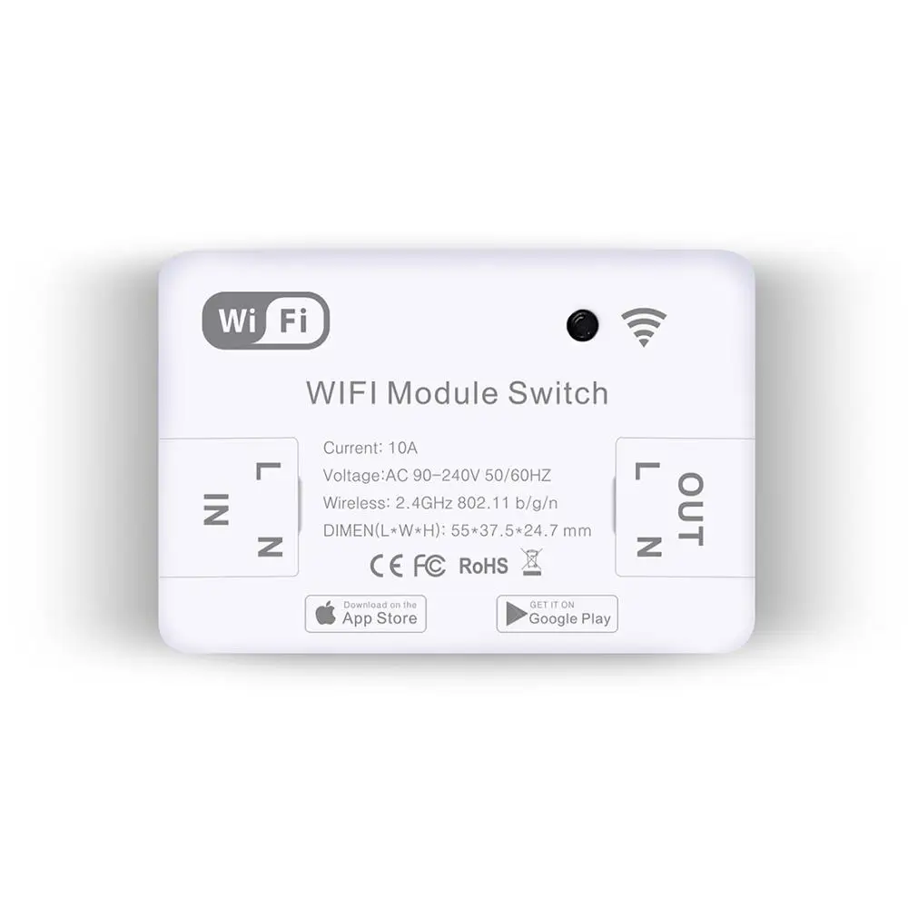 BSEED умный Wifi переключатель мониторинг Wifi умный переключатель DIY Wifi переключатель домашняя Автоматизация работает с Tuya Google Home