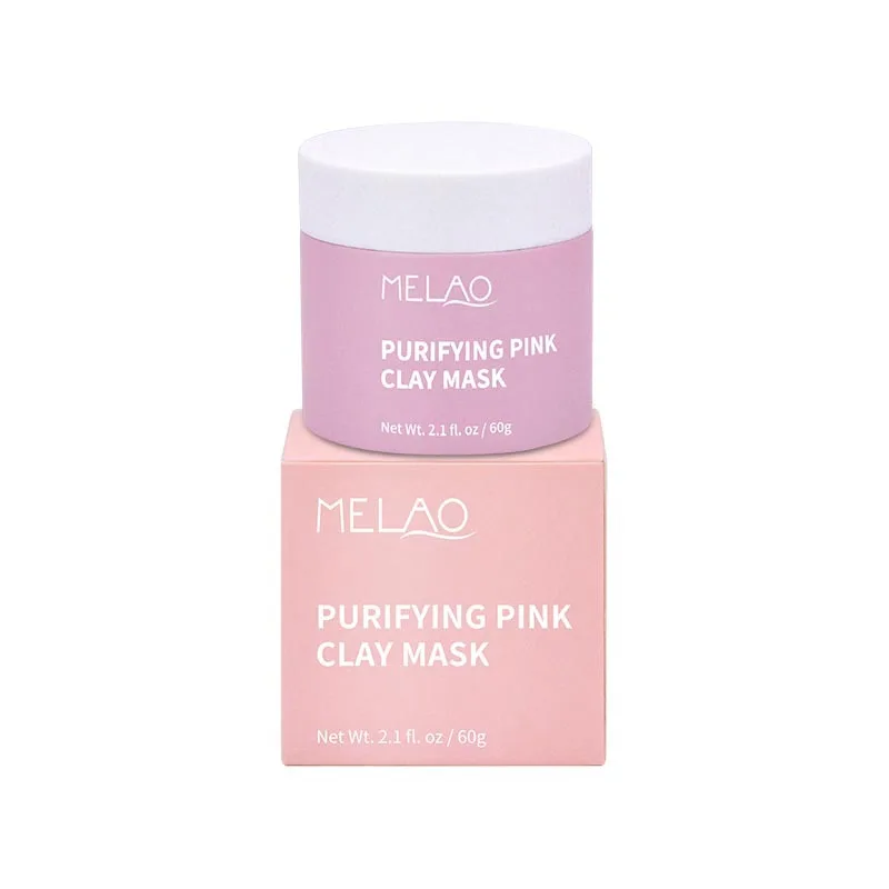 

60g Pink Clay Mask Cleansing Nourishing Repairing Skin Mineral Clay Mask deep cleaning beauty products skin care products