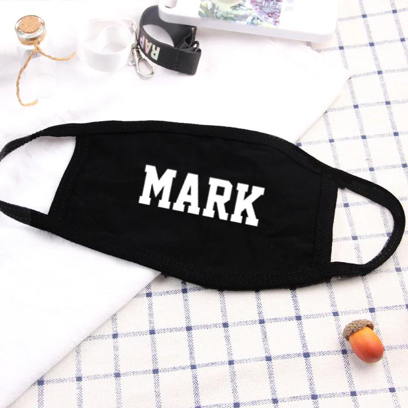 Got7 альбом волчок Lullayb Пылезащитная хлопковая маска для лица Bambam JINYOUNG MARK JACKSON yugyyeom унисекс маска LJJ681 - Цвет: MARK